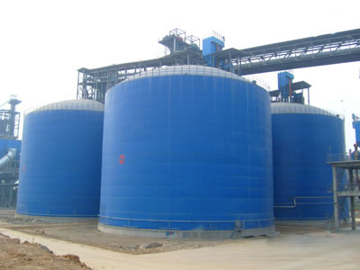 山根镇水泥钢板库改造